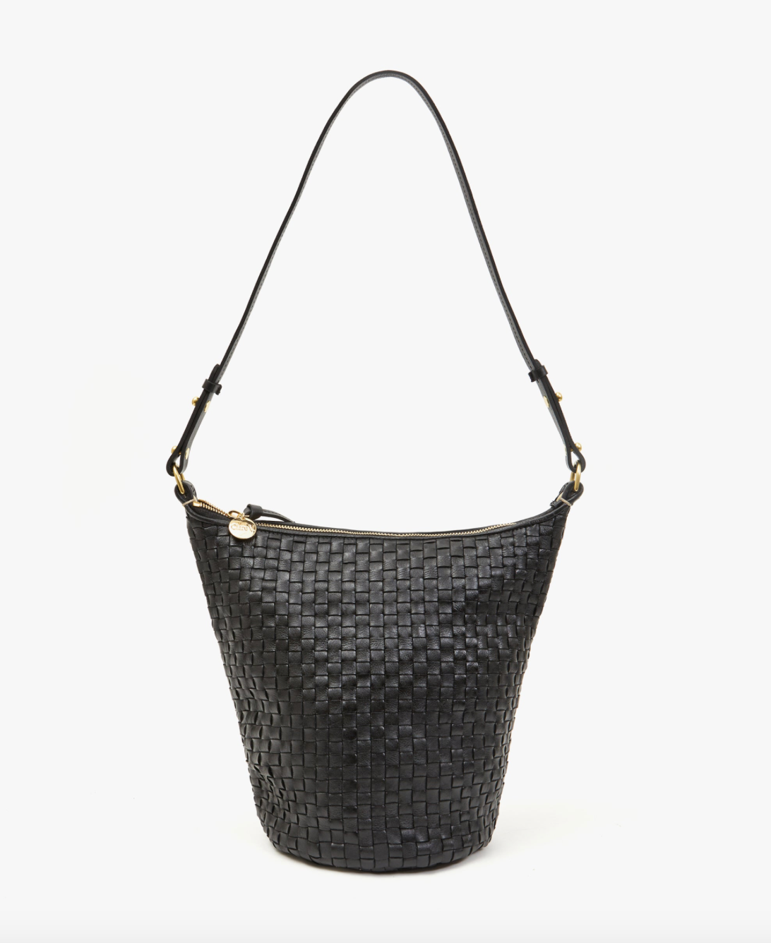 Clare V. Petite Jeanne - Black Woven Checker