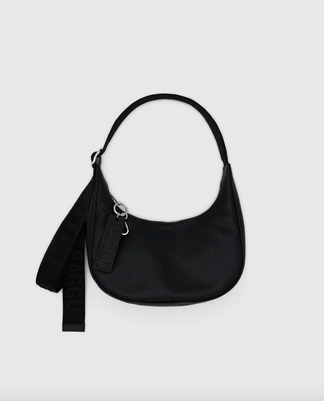 Baggu Small Recycled Leather Crescent Bag