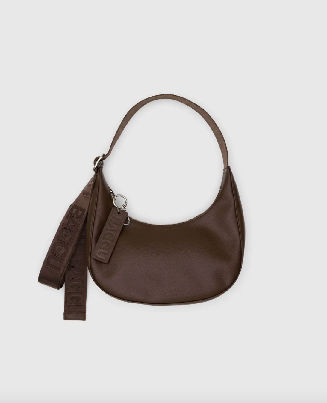 Baggu Small Recycled Leather Crescent Bag