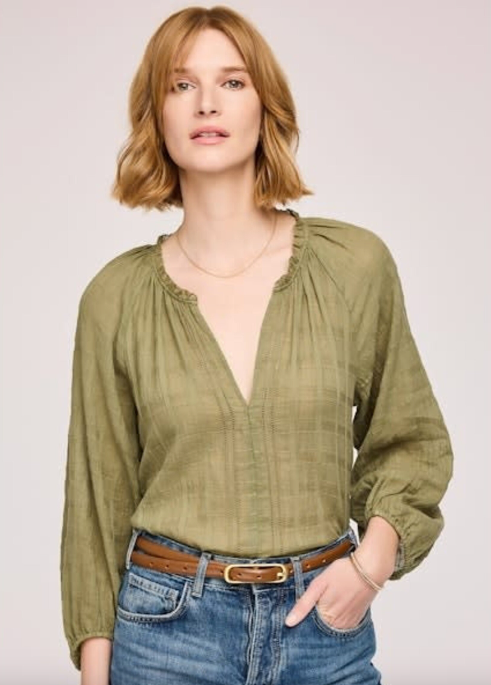 Atlas Gauze Blouse