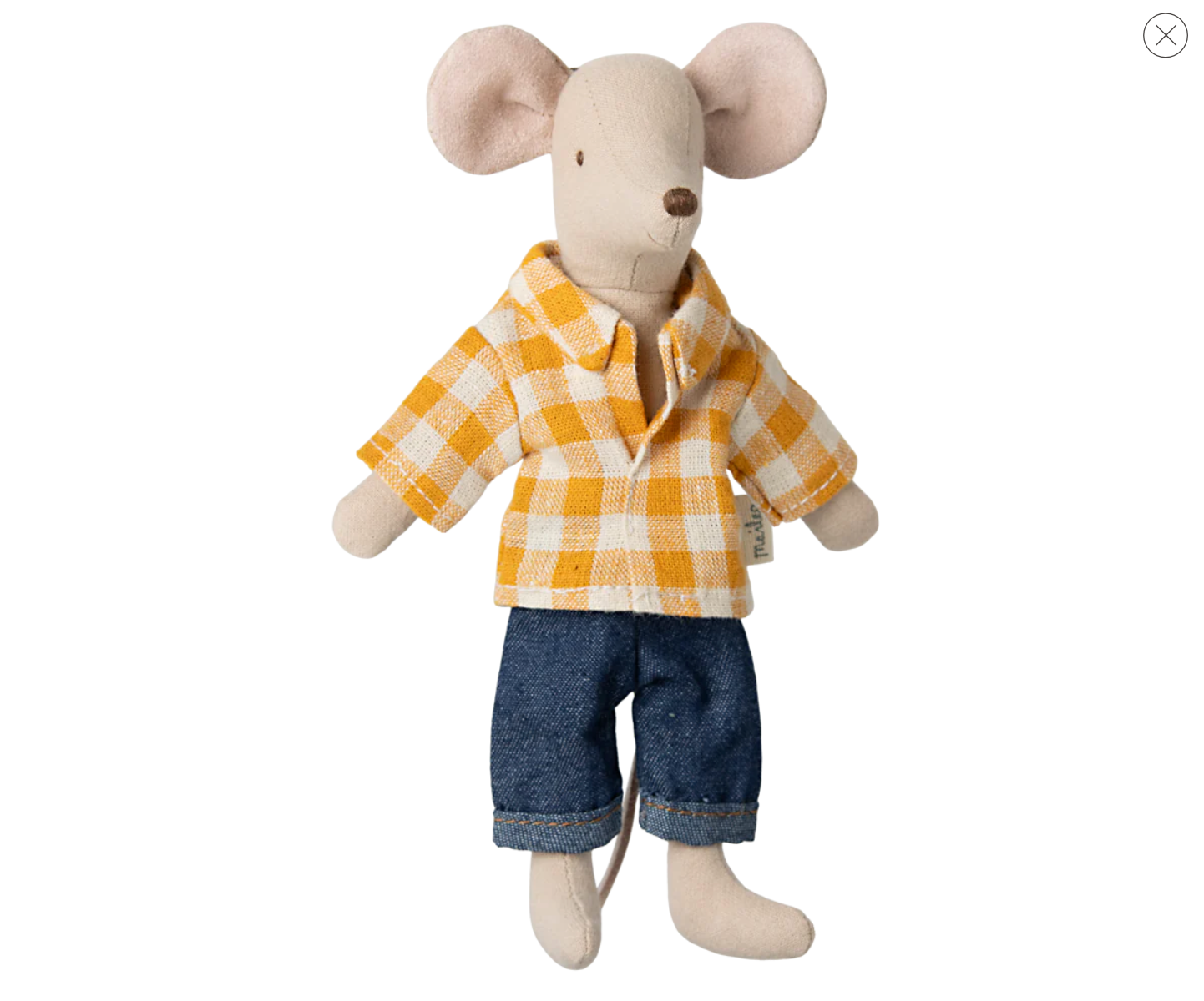 Maileg Dad Mouse - gilt+gossamer