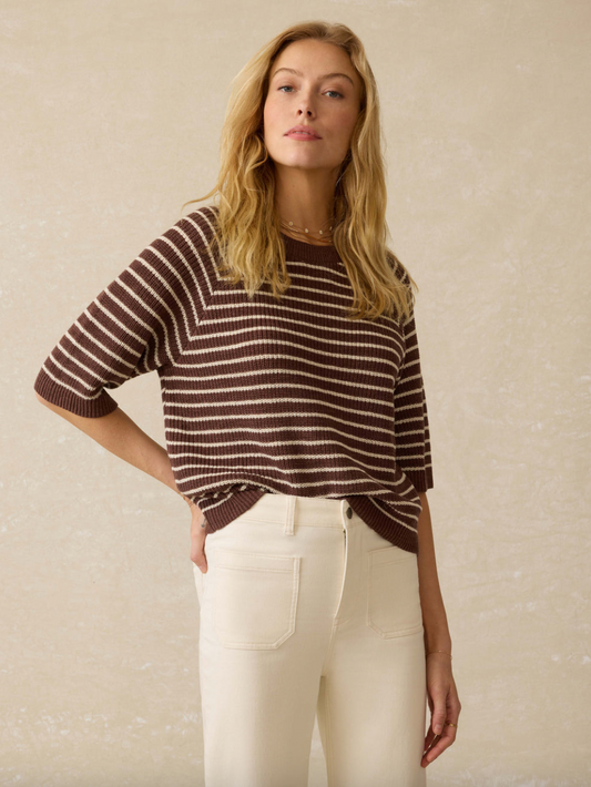 Faherty Miramar Linen Sweater Tee