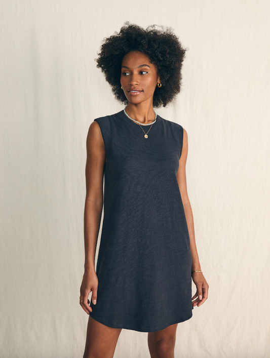 Faherty Sunwashed Slub Muscle Dress
