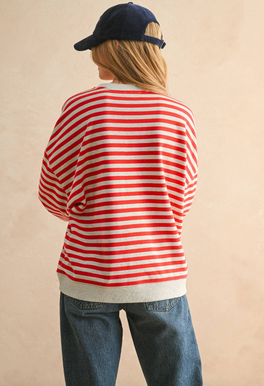 Lucy Striped Pullover