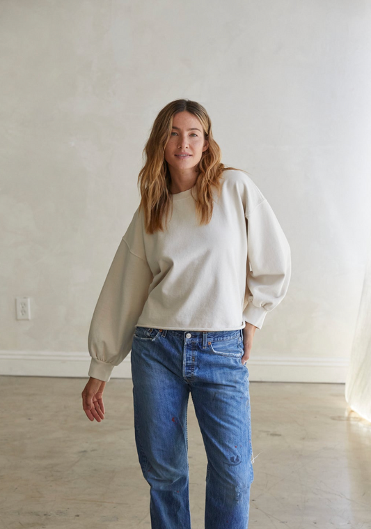 Perfect White Tee Zayne Sweatshirt - Sugar