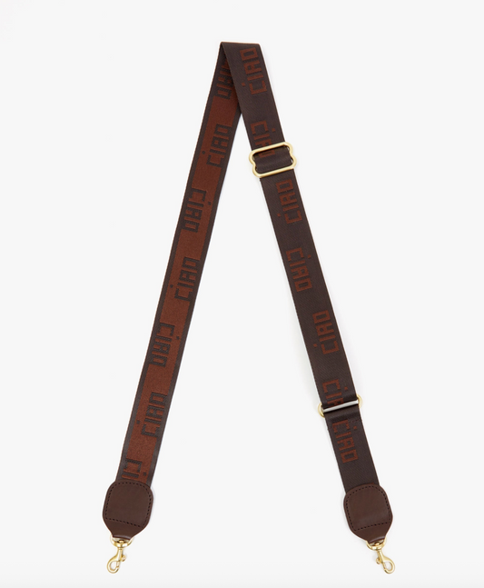 Clare V. Crossbody Strap Chocolate Ciao