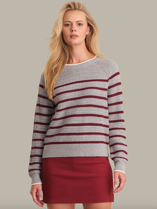 525 America Brooks Striped Pullover Sweater