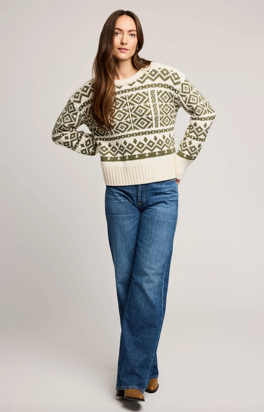 Cypress Pullover Sweater - Heather Moss