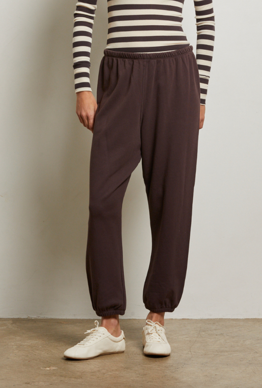 Perfect White Tee Johnny Jogger Pants - Cocoa