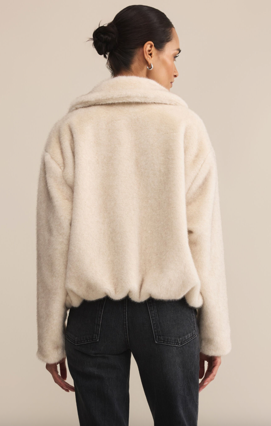 Amethyst Faux Fur Jacket