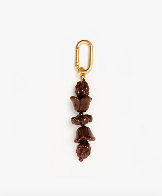 Clare V. Le Jardin Fob - Brown