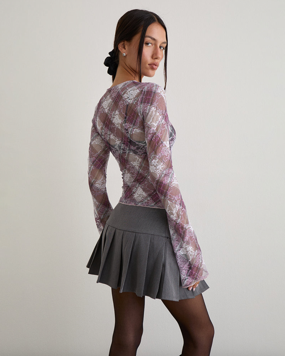Motel Rocks Eireen Top - Country Check Multi
