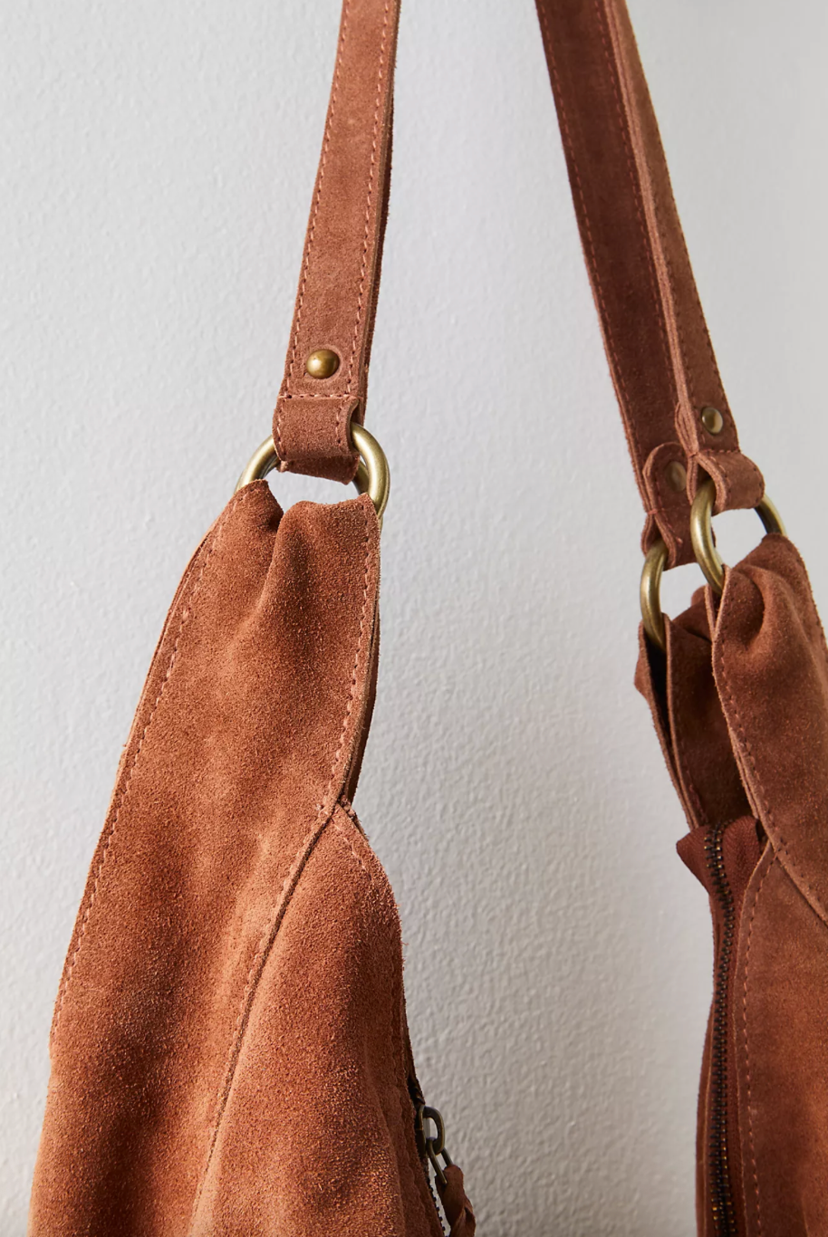 Free People Roma Suede Tote Bag