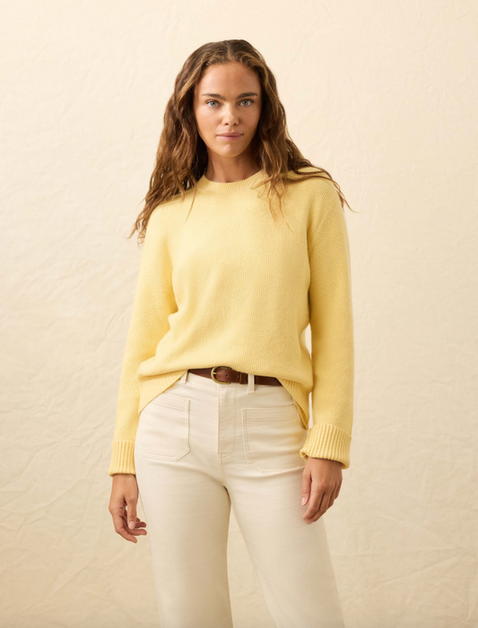 Faherty Jackson Crewneck Sweater - Sunray