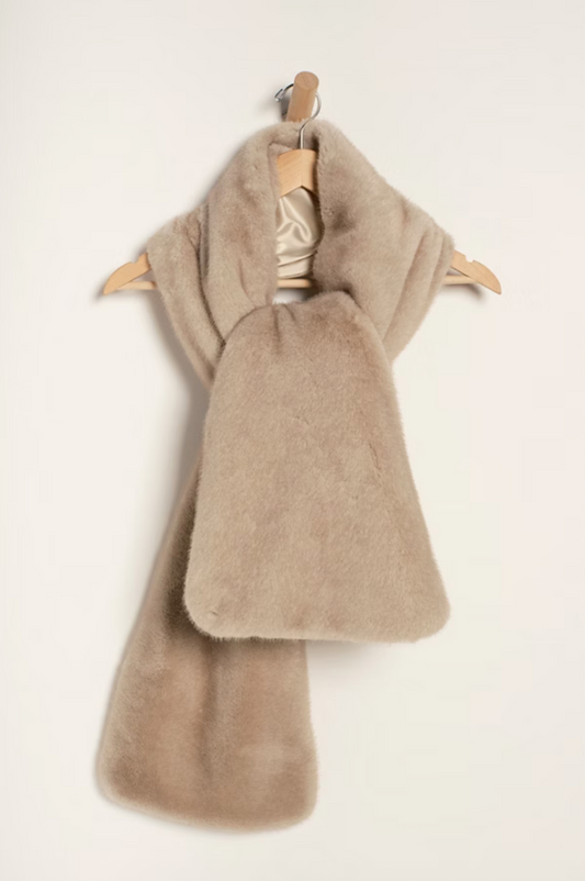 Free People Snow Angel Faux Fur Scarf
