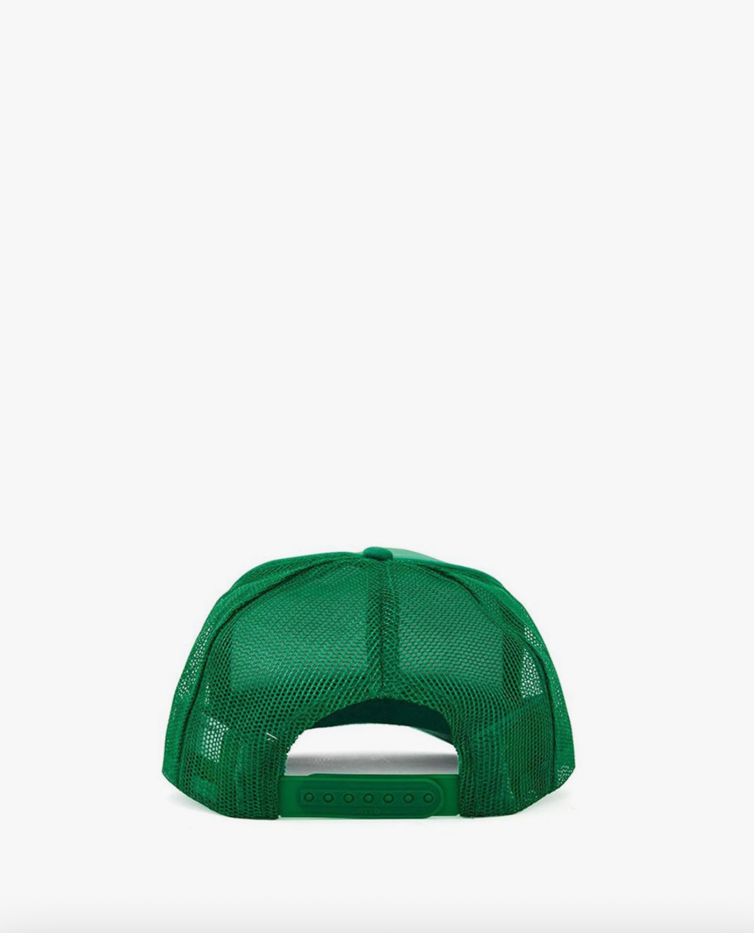 Clare V. Trucker Hat - Green w/ Poppy Ciao