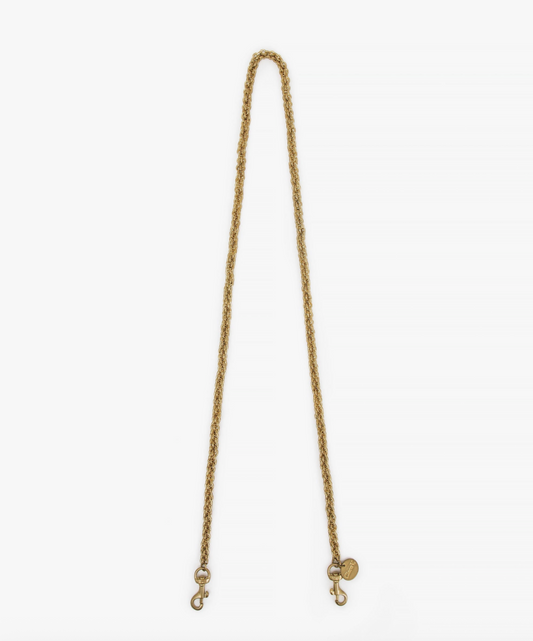 Clare V. Chain Crossbody Strap - Thick Brass