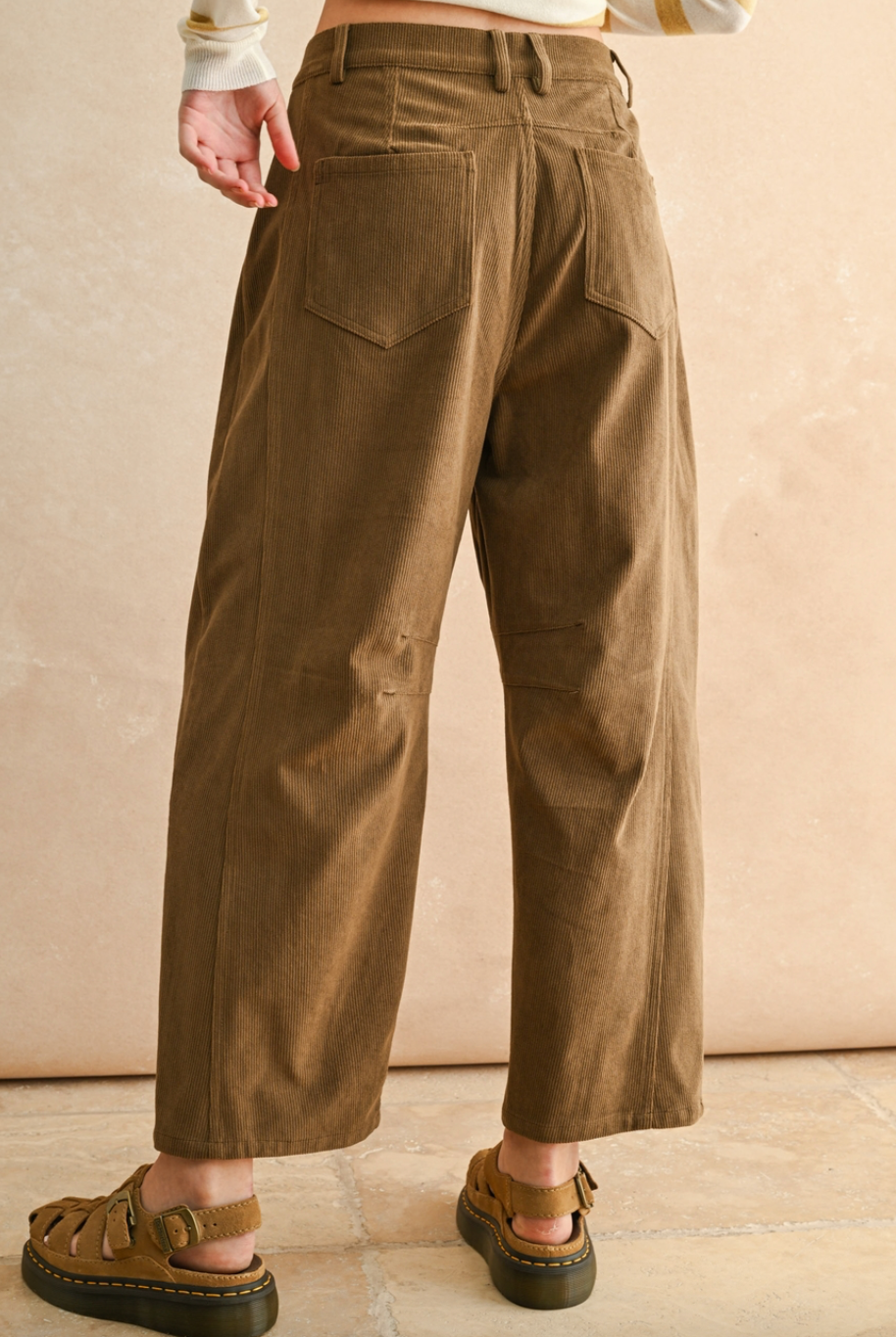Miou Muse Corduroy Barrel Pants