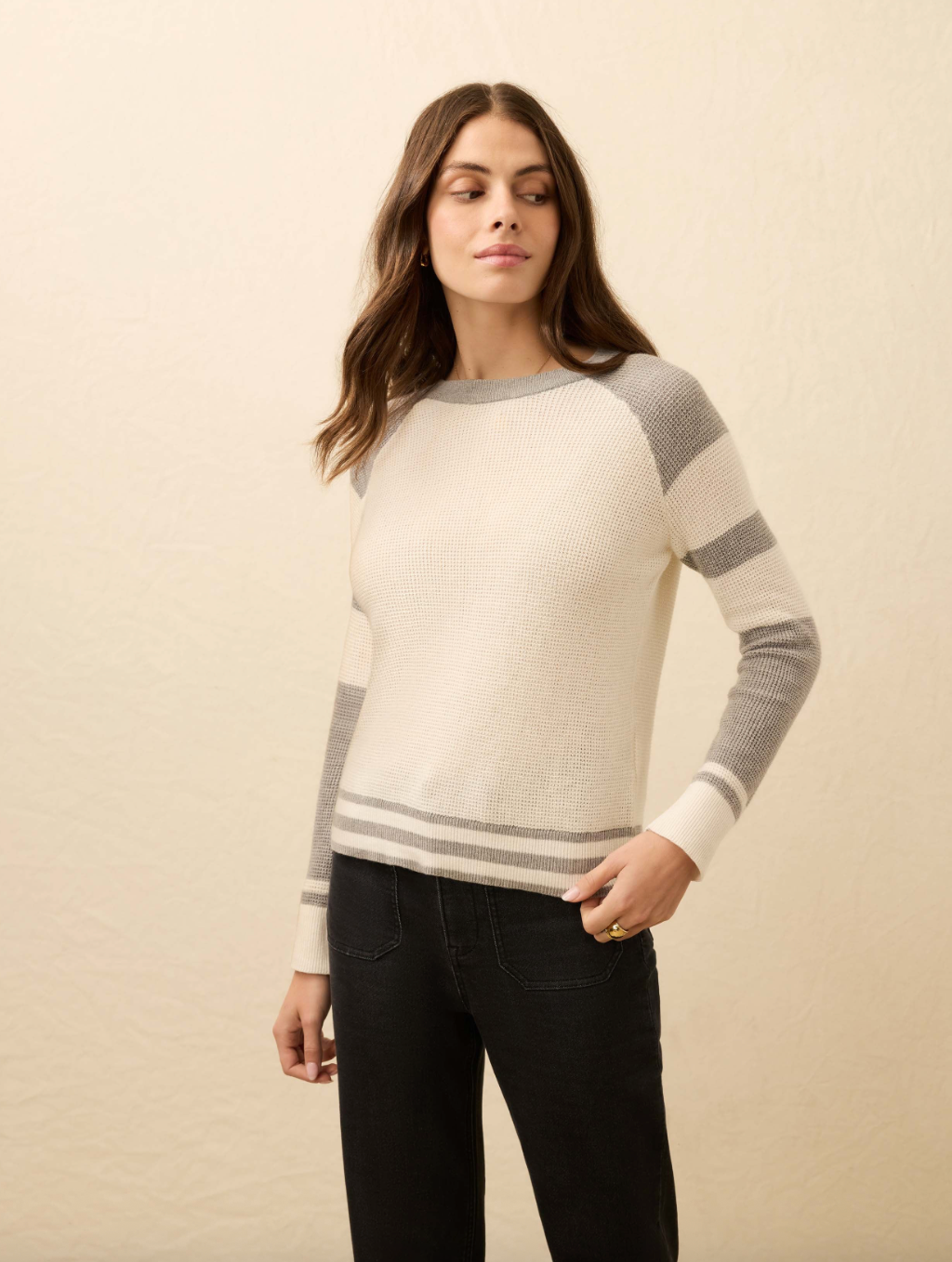 Faherty Throwback Crew - Lake Mist