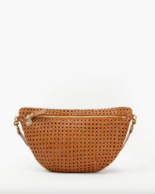 Clare V. Grande Fanny - Tan Rattan