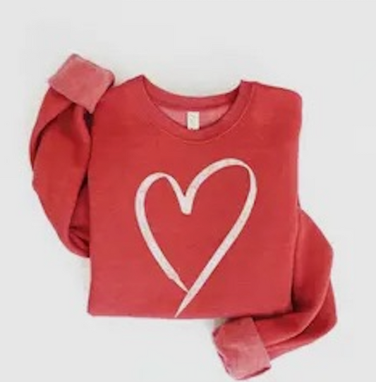 OAT Collective Heart Graphic Sweatshirt