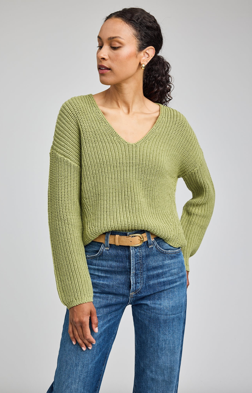 Gentle Fawn Spencer V-Neck Knit Sweater - gilt+gossamer