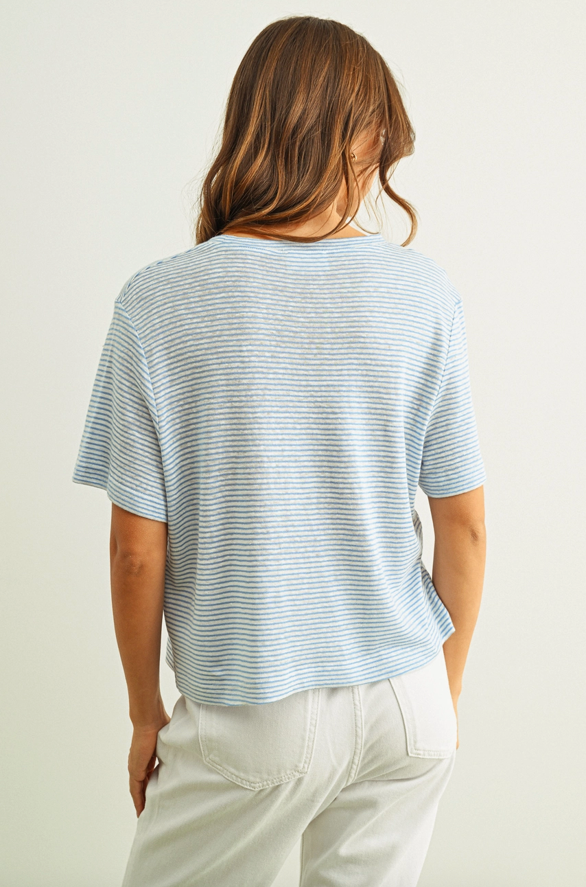 Avril Stripe Tee - gilt+gossamer