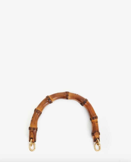 Clare V. Bamboo Top Handle - Natural - gilt+gossamer