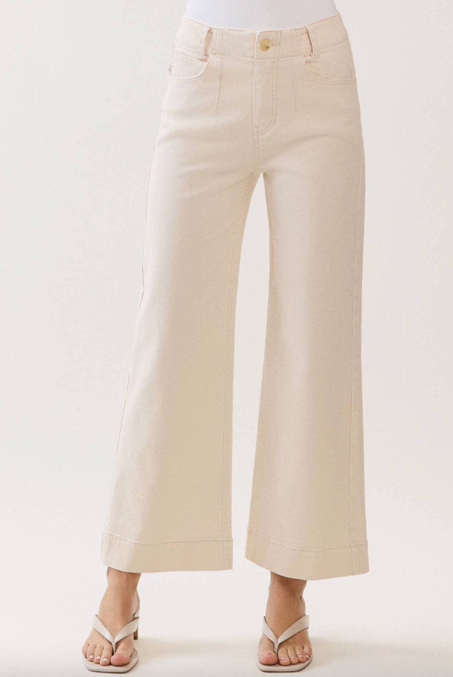 Letter To Juliet Rosa Light Weight A-Line Darted Jeans - gilt+gossamer