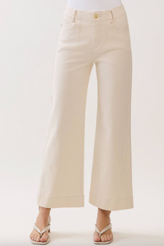 Letter To Juliet Rosa Light Weight A-Line Darted Jeans - gilt+gossamer