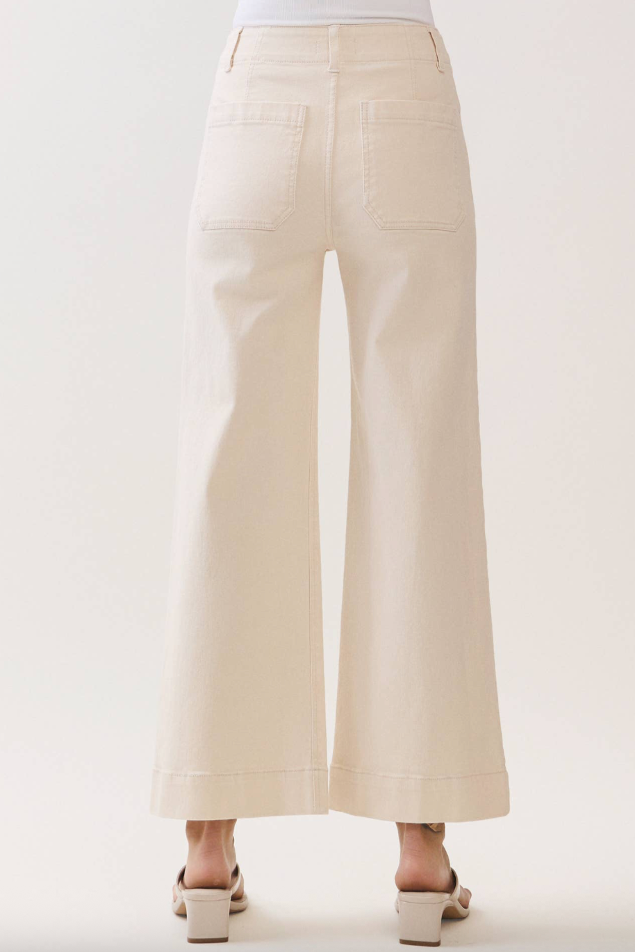 Letter To Juliet Rosa Light Weight A-Line Darted Jeans - gilt+gossamer