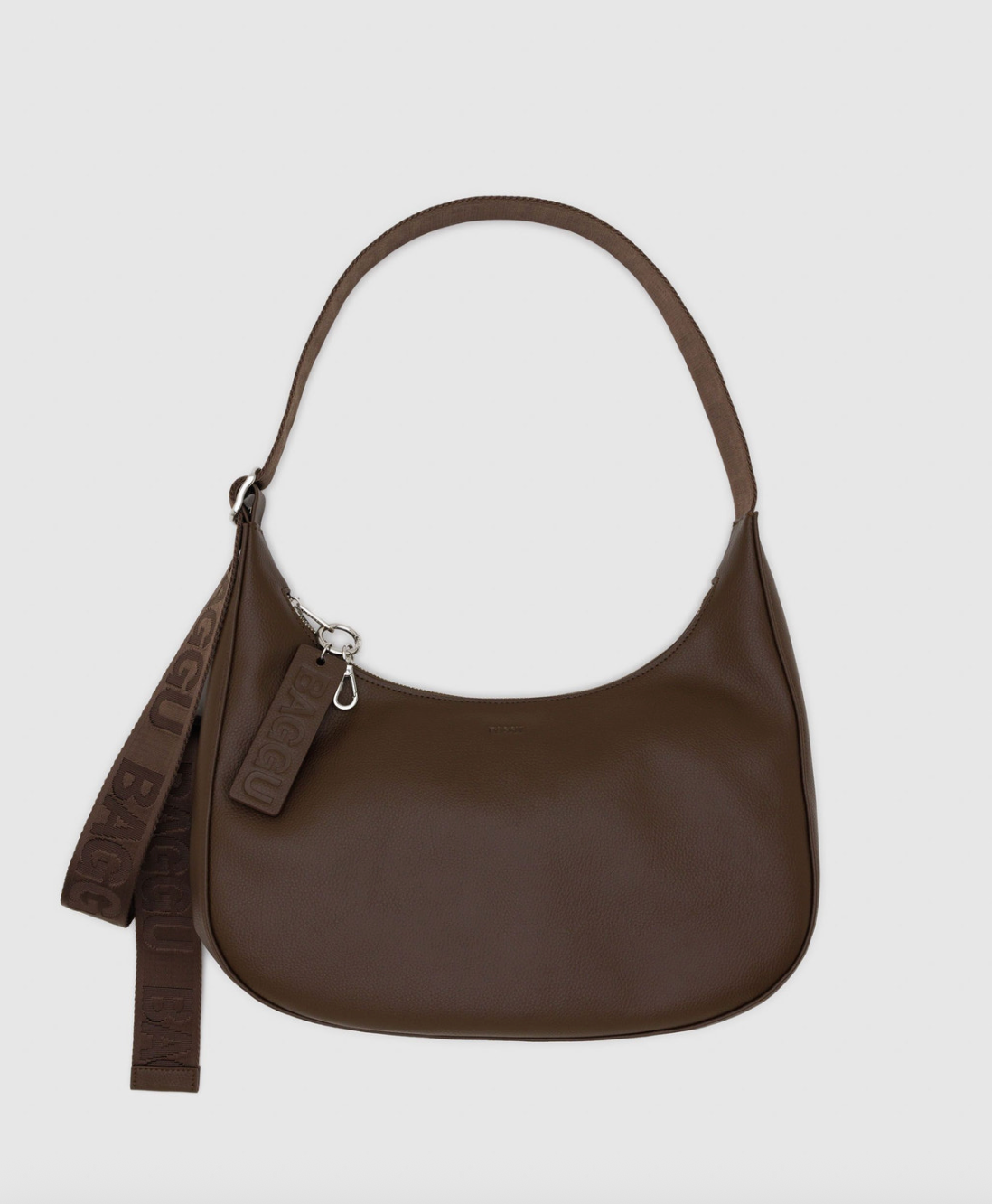 Baggu Medium Recycled Leather Crescent Bag - gilt+gossamer