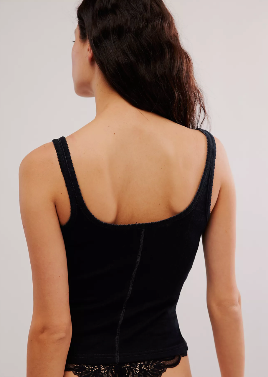 Free People End Game Pointelle Tank - gilt+gossamer