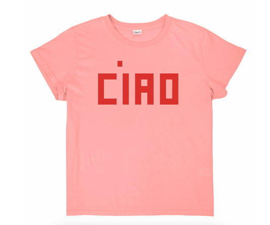 Clare V. Classic Ciao Tee - Petal