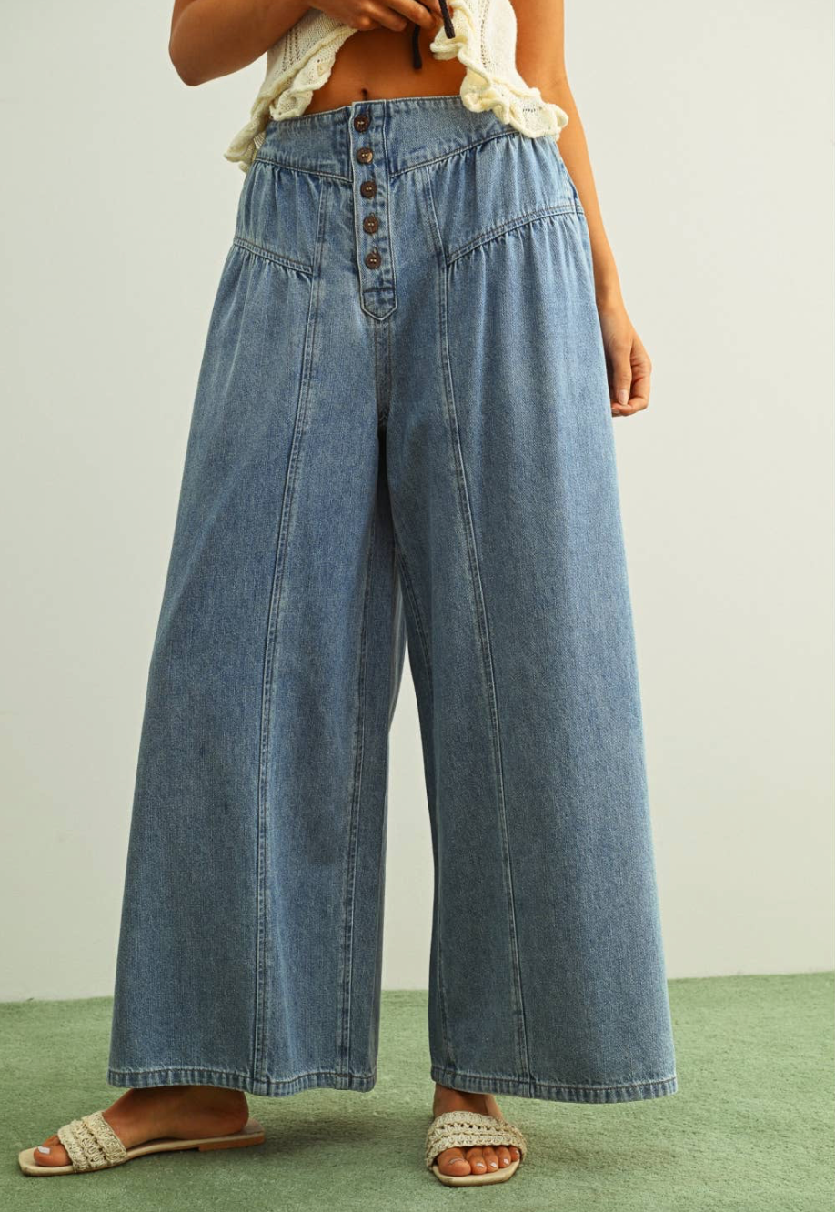 Rowan Wide Leg Pants - gilt+gossamer