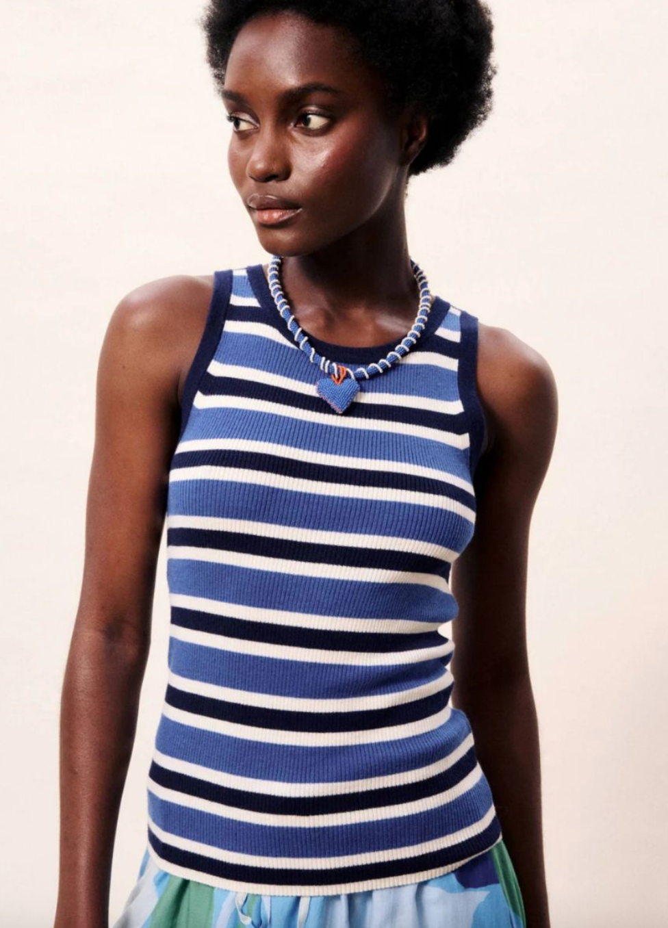 Ceruleen Knit Tank - gilt+gossamer