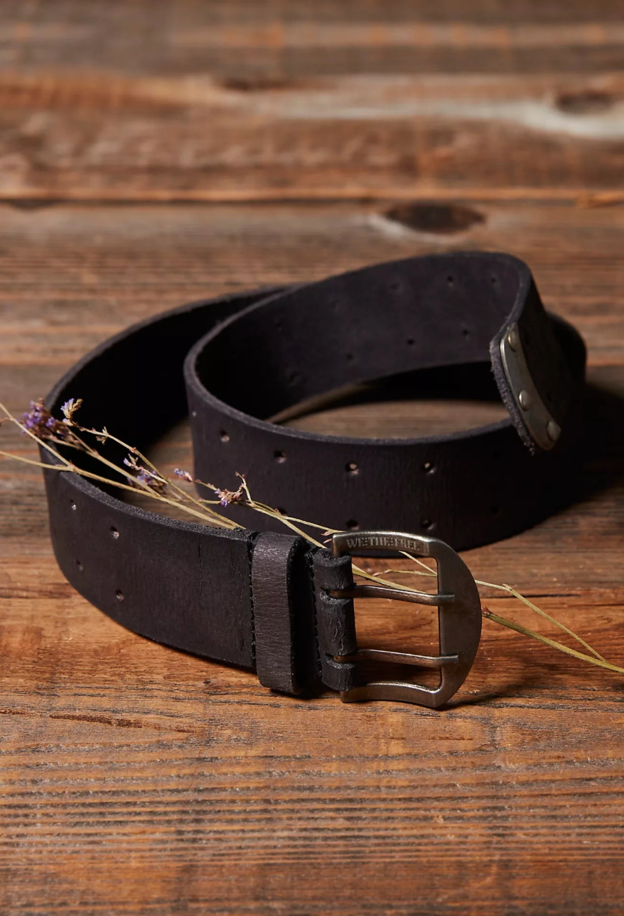 Free people We The Free Double Cross Belt - gilt+gossamer