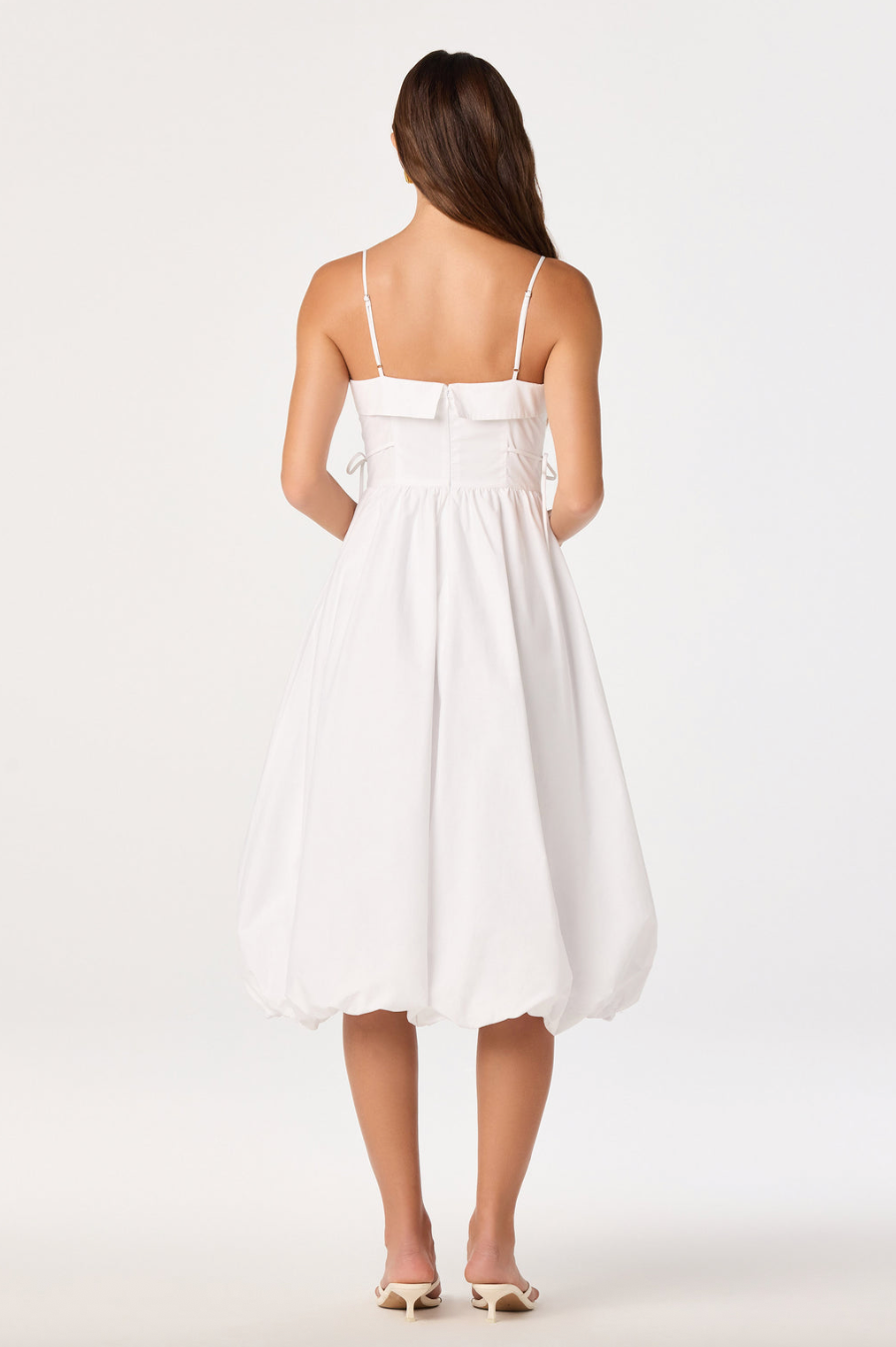 Dahlia Bubble Hem Midi Dress - gilt+gossamer