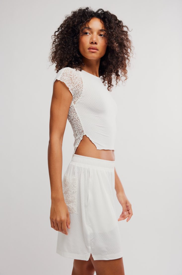 Free People Soft Side Sleep Set - Clean Ivory - gilt+gossamer