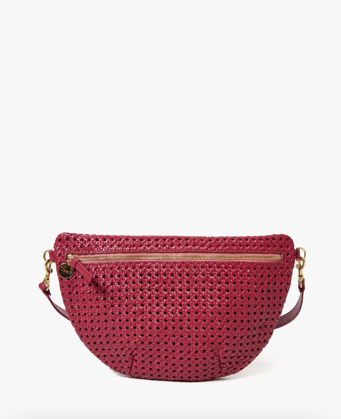 Clare V. Grande Fanny - Plummy Rattan - gilt+gossamer