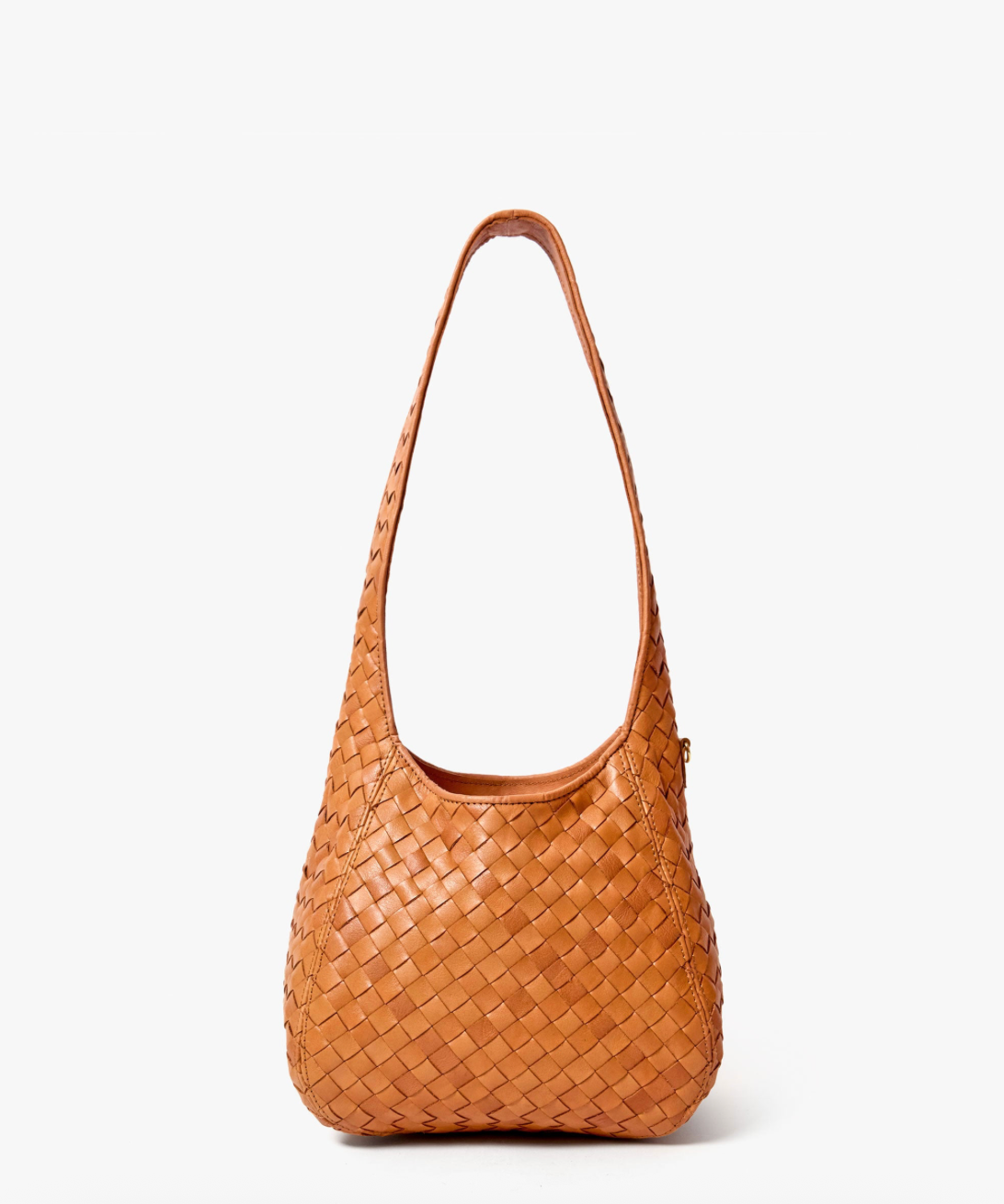 Clare V. Petit Bando - Natural Woven Diagonal - gilt+gossamer