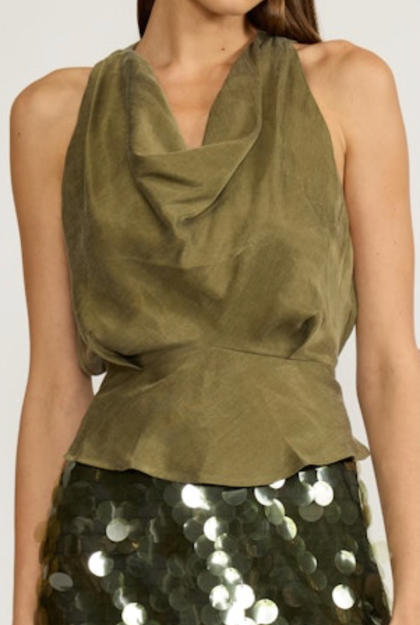 Lex Halter Wrap Top - gilt+gossamer