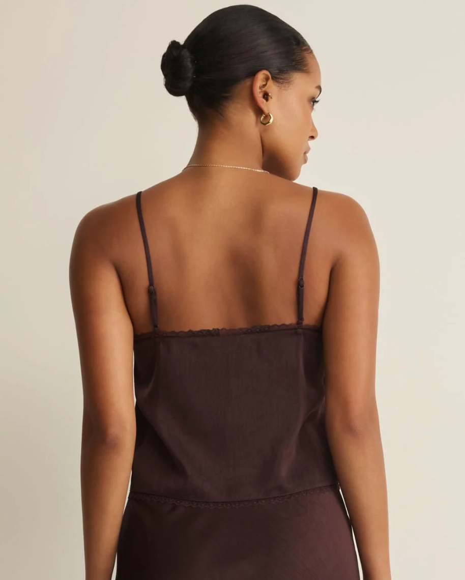 Viva Tank - Chocolate Cherry - gilt+gossamer
