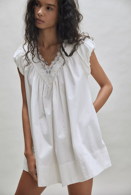 Free People Sundazed Mini Dress - Sugar Swizzle - gilt+gossamer