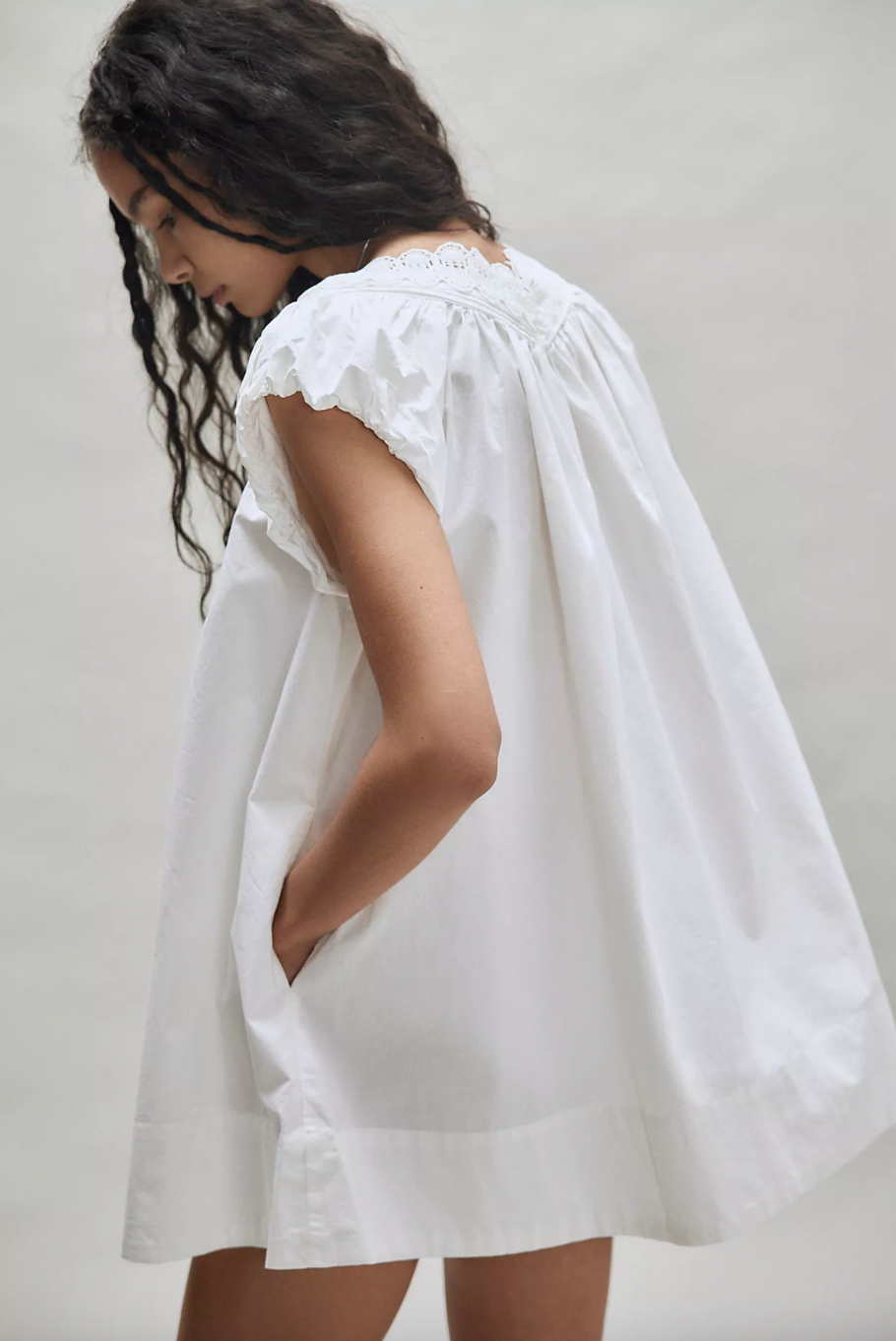 Free People Sundazed Mini Dress - Sugar Swizzle - gilt+gossamer