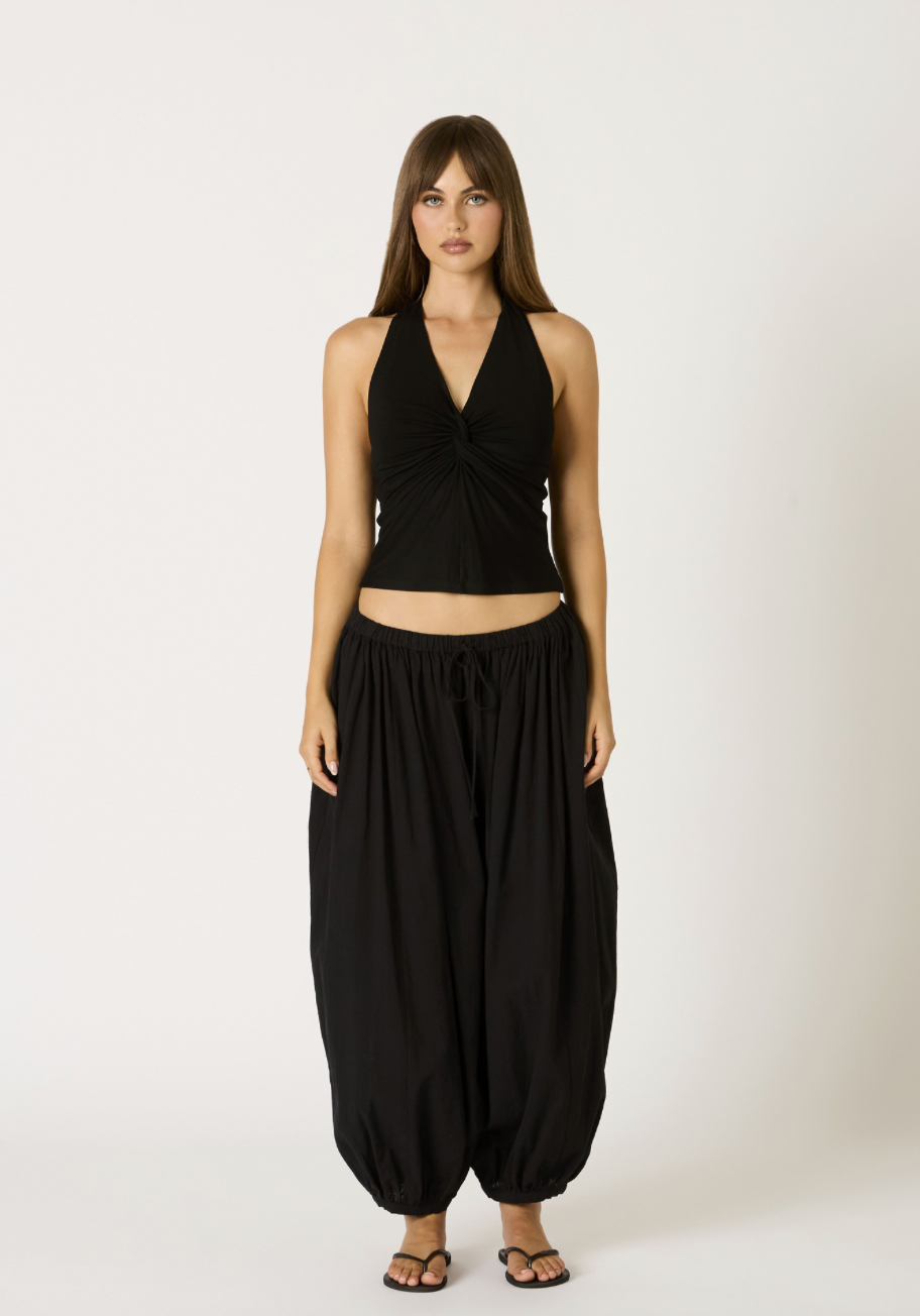 Ruby Balloon Pants - Black