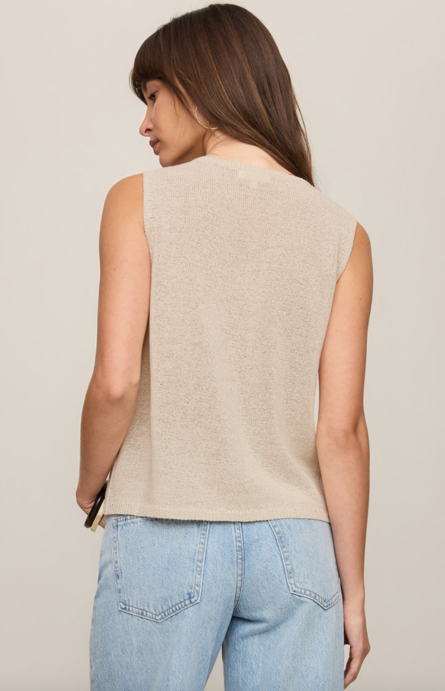 Syd Linen Knit Tank Vest