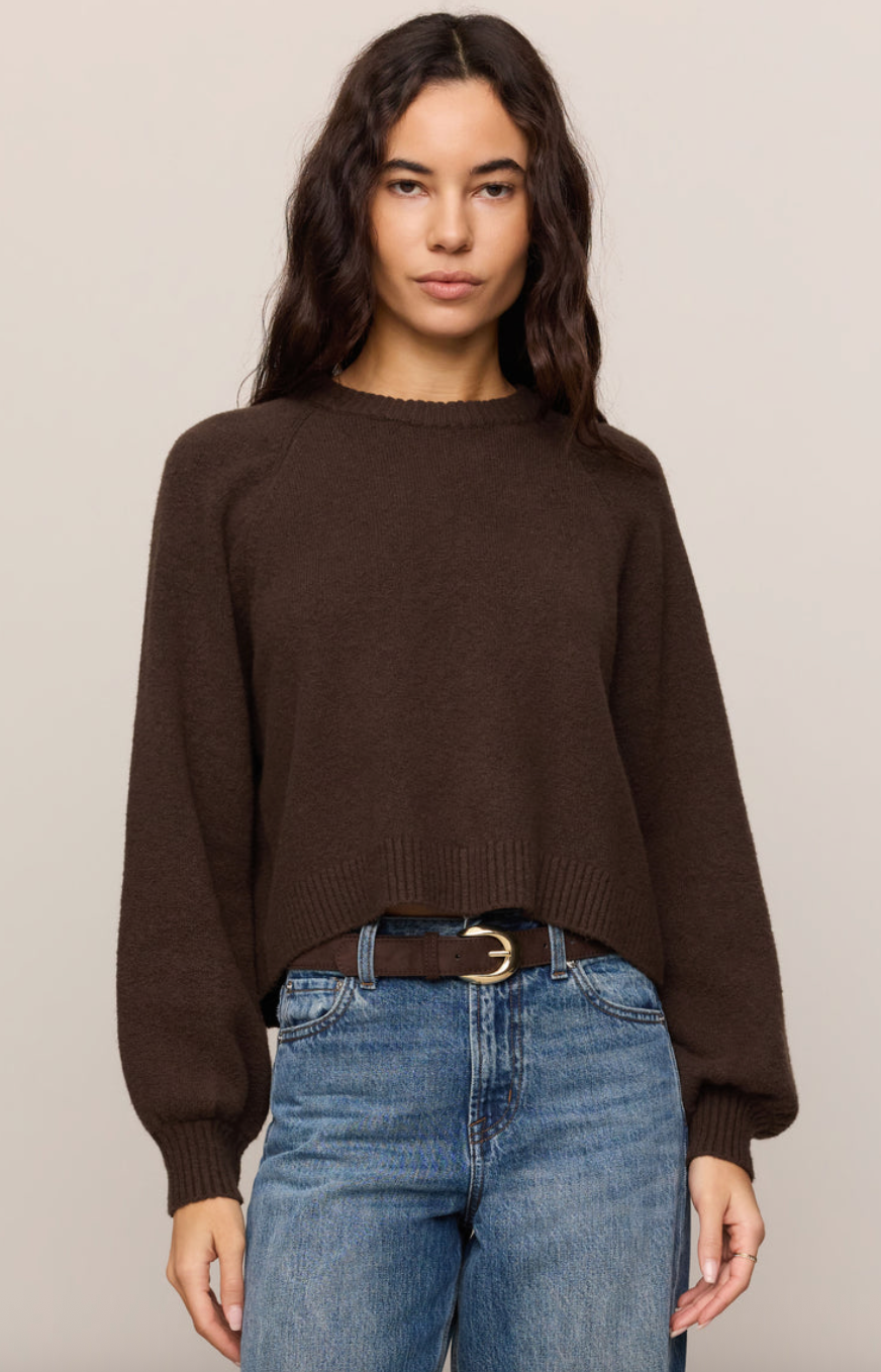 Coming Up Cozy Sweater - Dark Chocolate