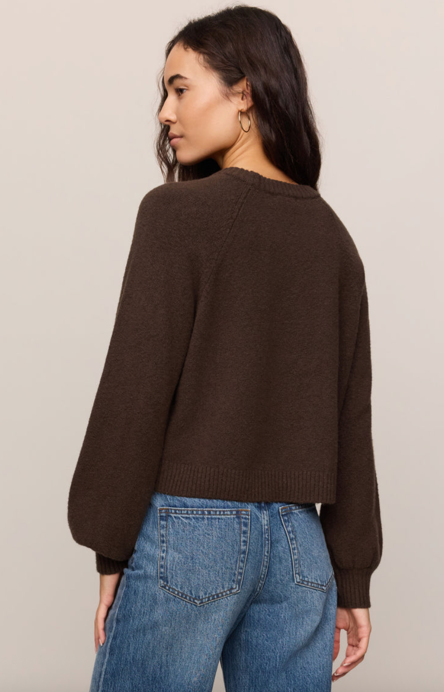 Coming Up Cozy Sweater - Dark Chocolate