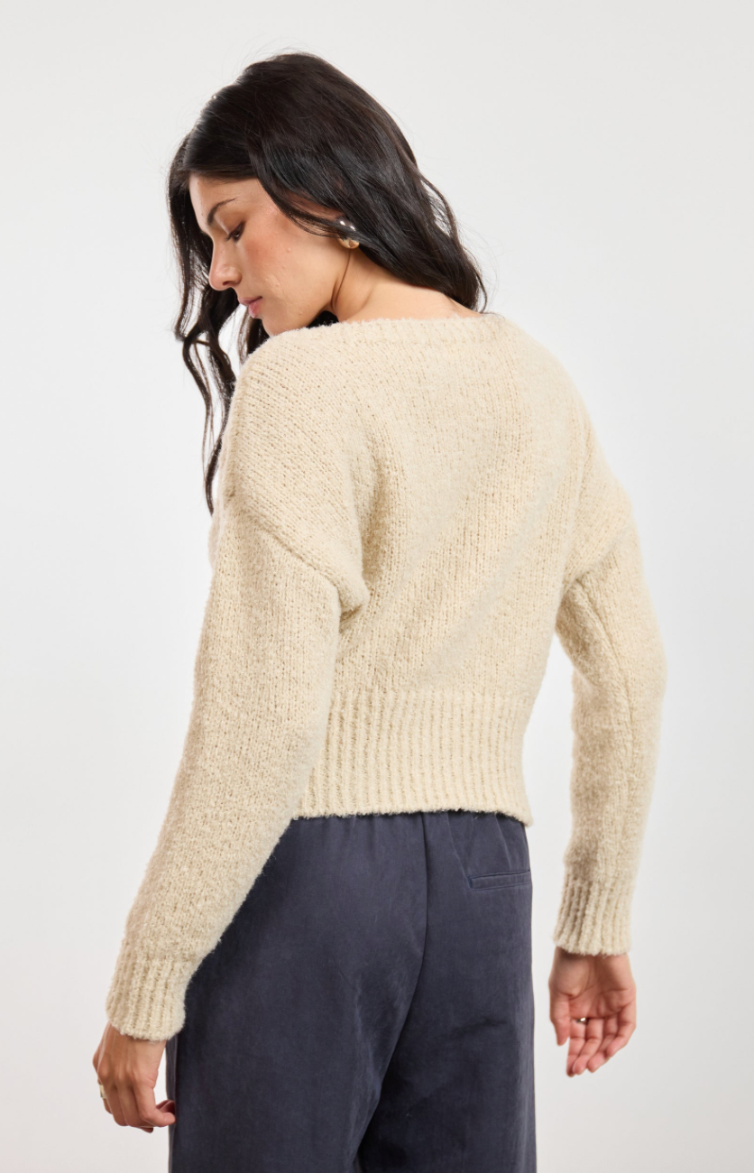 Indira Boat-Neck Sweater - gilt+gossamer